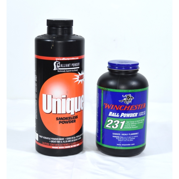.054Kg Unique Smokeless Powder & 0.50Kg Winchester Ball Powder Smokeless