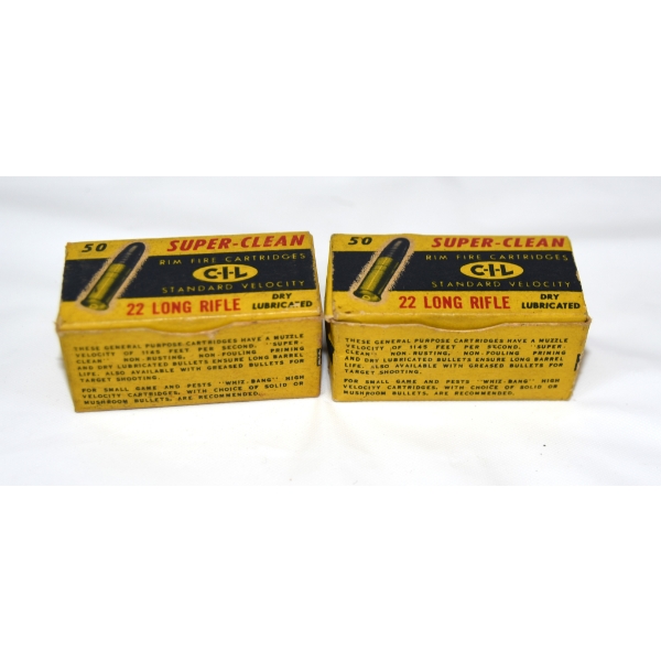 56 Rounds CIL Super Clean 22LR Ammunition