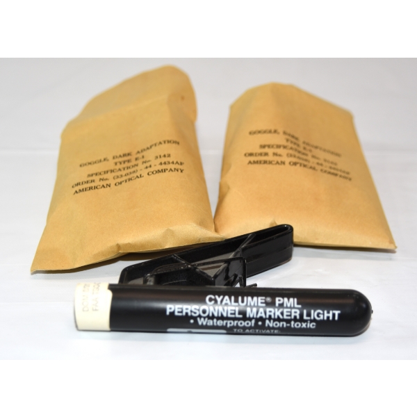 2 Dark Goggles & CYALUME PML Marker Light