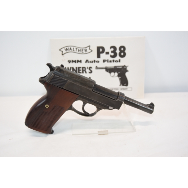 Walther P38 Semi Automatic 9mm Caliber Handgun