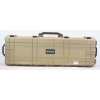 Image 1 : Light Tan Meijia Portable Rolling, Waterproof 2 Rifle Case