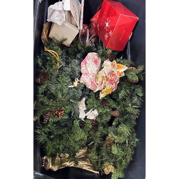 Box Lot Christmas Decorations 