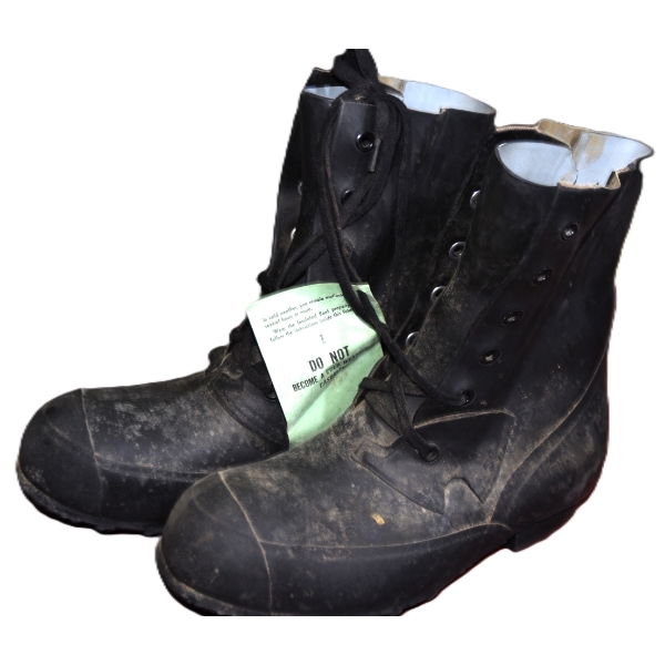 Men's Black Rubber Boots