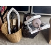 Image 1 : Decorative Wicker Baskets & Wall Candle Holder