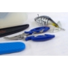 Image 3 : Clear 2-Tray Tackle Box With Assorted Tackle 