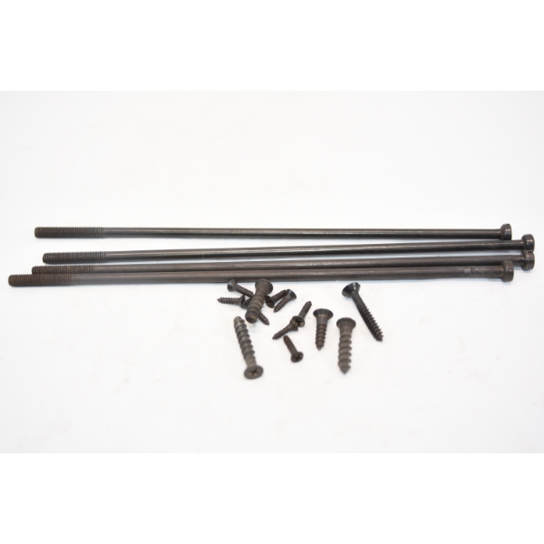 4 Shotgun Stock Bolts & 12 Assorted Butt Plate Screws 