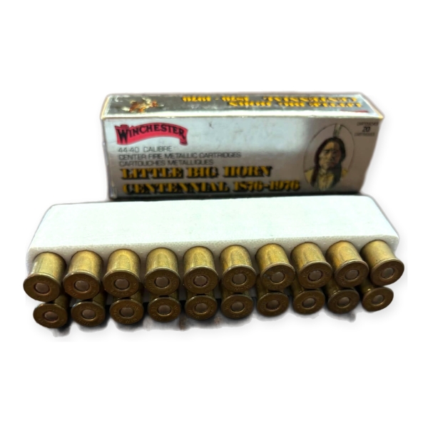 20 Rounds Winchester .44-40 Little Big Horn Centennial 1876–1976 Commemorative Ammunition 