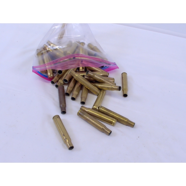 50 Pieces 30/06 once fired commercial brass