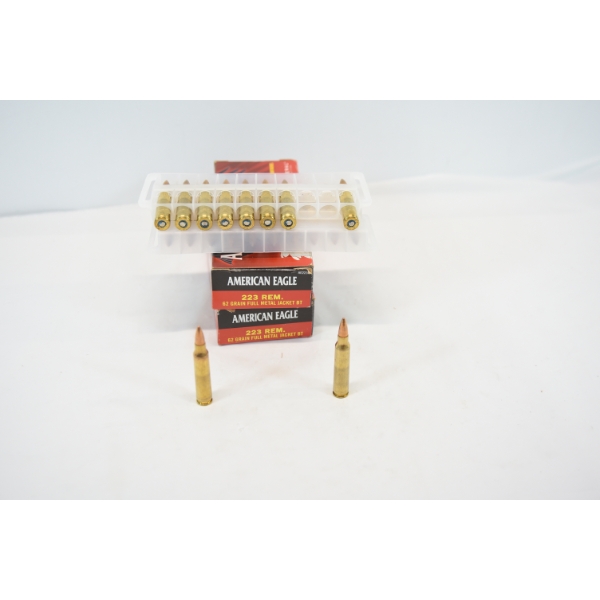 36 Rounds American Eagle 223 Rem Ammunition