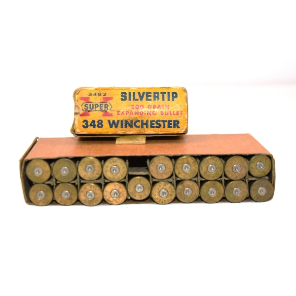 19 Rounds Winchester Western 348 Win 200gr Silvertip Ammunition  