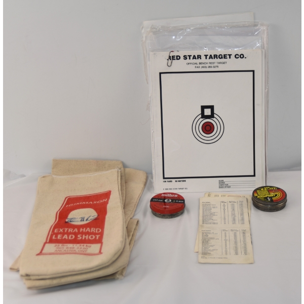 Box Lot Targets, Lead Shot Bags and Pellets 