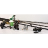 Image 5 : Box Lot of 3 Fishing Poles and 7 Reels