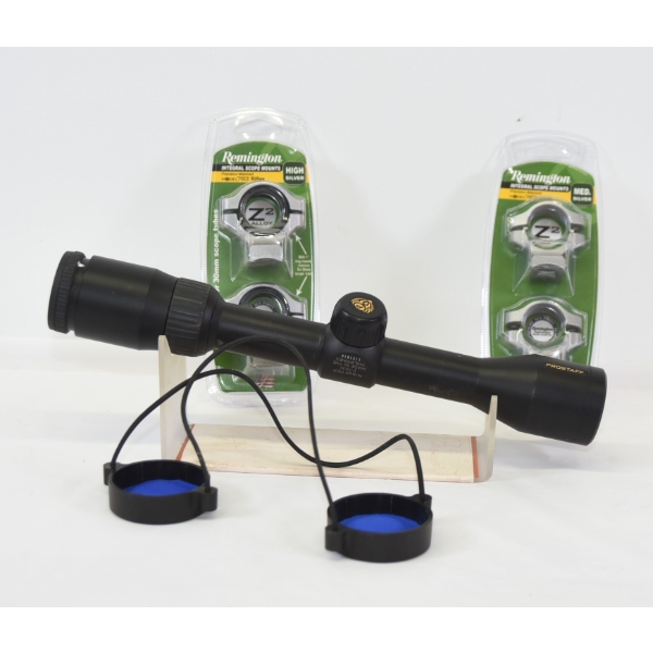 Box Lot Nikon Prostaff Scope With 2 Assorted Height Scope Mounts