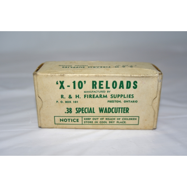46 Rounds R&H .38 Special Wadcutter Ammunition