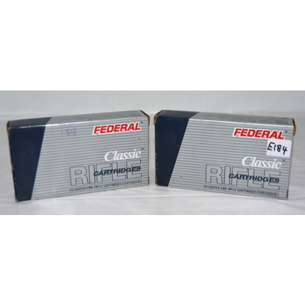 36 Rounds Federal 303 British 180gr JKT Soft Point Ammunition