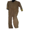 Image 7 : Men's Overalls Tan HWC Quality XL - Some Stains 