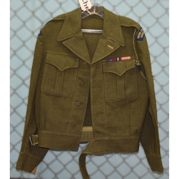 Royal Canadian Army Service Corps Battle Dress Blouse 