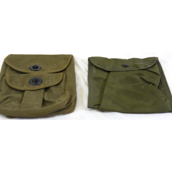 1 Nylon & 1 Canvas Ammo Pouch