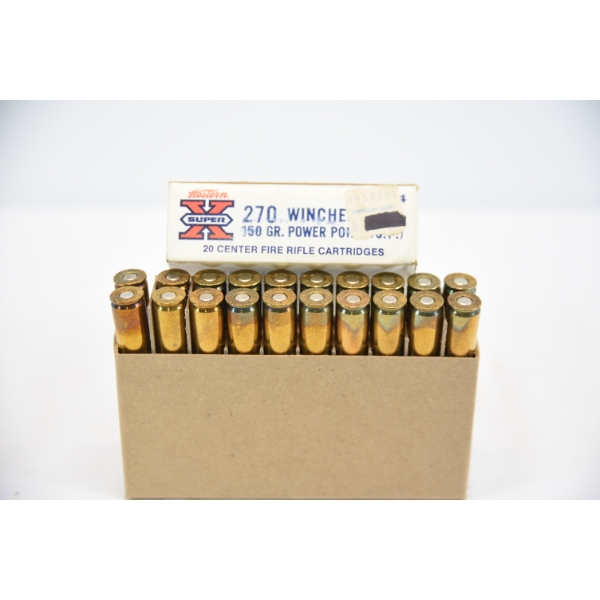 20 Rds. Winchester Super-X .270 150gr Ammunition 