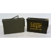 Image 2 : 2 Canadian Issue Metal Waterproof Ammunition Boxes