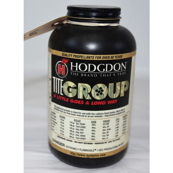580 Grams Container Hodgdon TITE GROUP Smokeless Powder