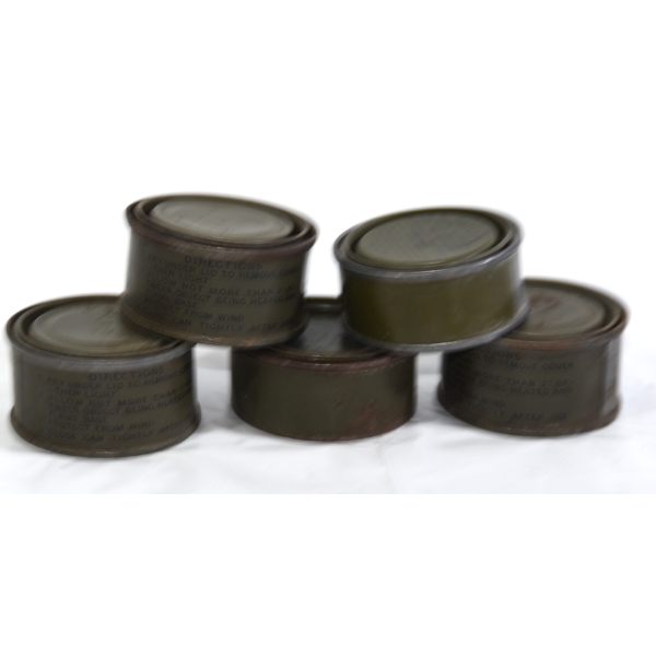   5 Fuel Tablets  Military Tin