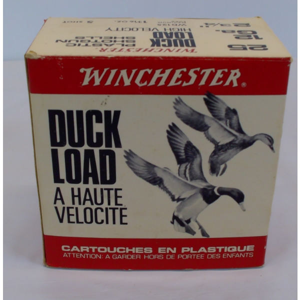 25 Rounds Collectors Box Winchester Duck Load 12 Gauge Ammunition