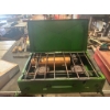 Image 2 : Vintage Coleman Two-Burner Camp Stove With Grill Grate & Cooking Utensils