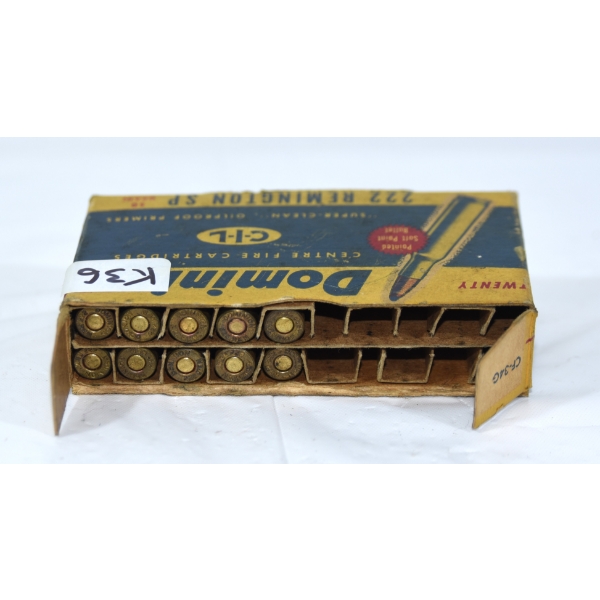 30 Rounds 222 Rem 50gr SP Reloaded Ammunition 