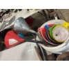 Image 4 : Assorted Funnels, Packing & Pry Bars
