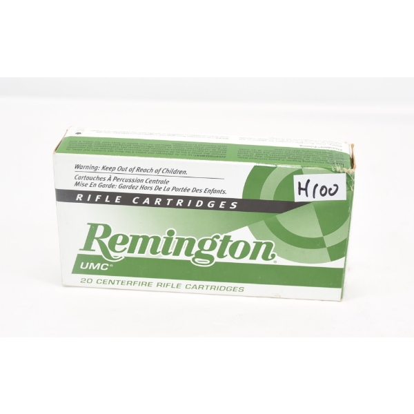 20 Rounds Remington 308 Win 150gr M.C. Factory Ammunition