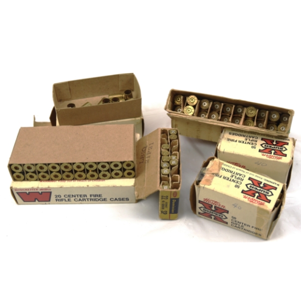 139 Pieces Assorted Brand & Caliber Shot Brass and Unprimed Brass