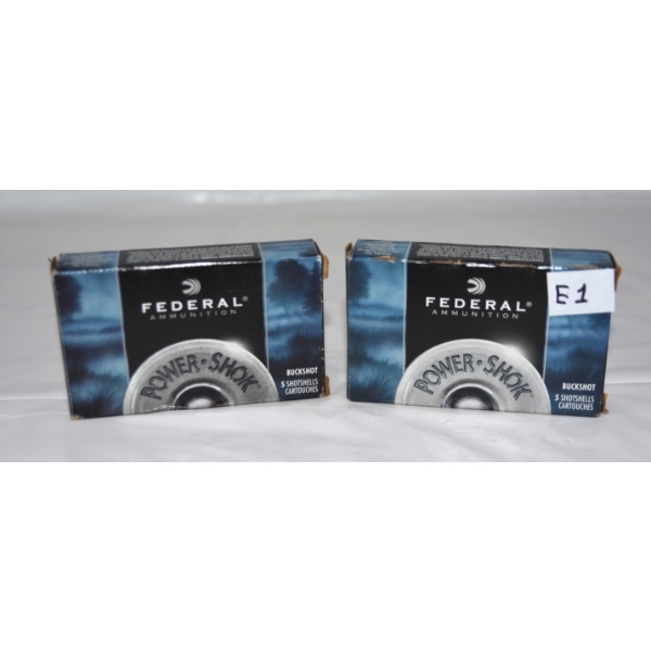 10 rounds Federal 12ga 2 3/4" Mag 00BK Ammunition