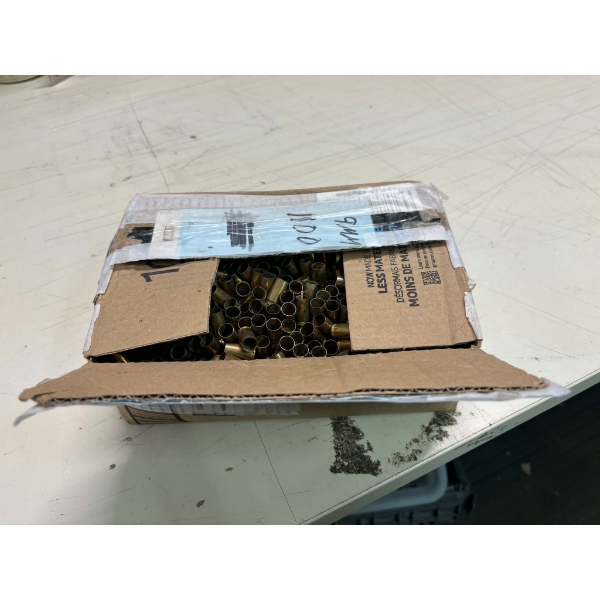 4.5kg Box of Assorted Brand 9mm Shot Brass 