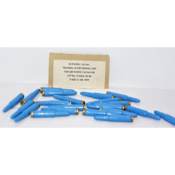 21 Pieces 7.62x51 Training Short Range Rounds