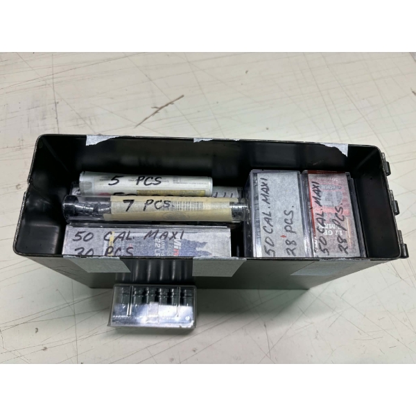 10kg Can of 50 Caliber Black Powder Lead Bullets