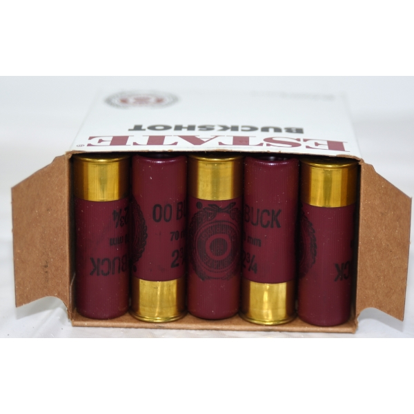 25 Rounds Estate Buckshot 12 Gauge 2 3/4 9 Pellets 00 Shot Ammunition 