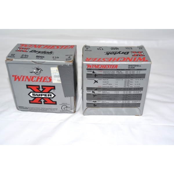 50 Rounds Winchester Super X 12 Gauge #4 Shot Ammunition