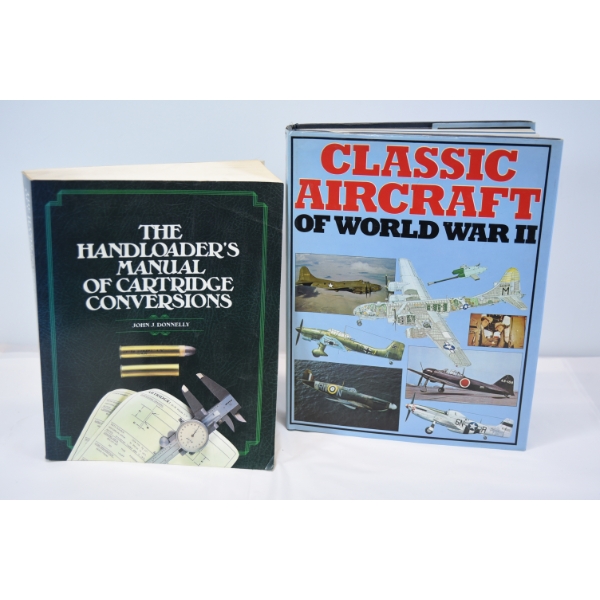 Box Lot Reloading & Aircraft Books 