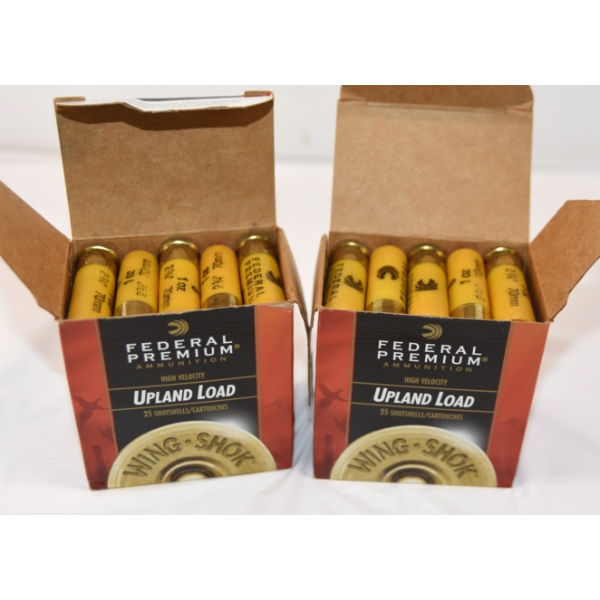 50 Rounds Federal 20 Gauge 2 3/4" 1 oz. 6 Shot Ammunition 