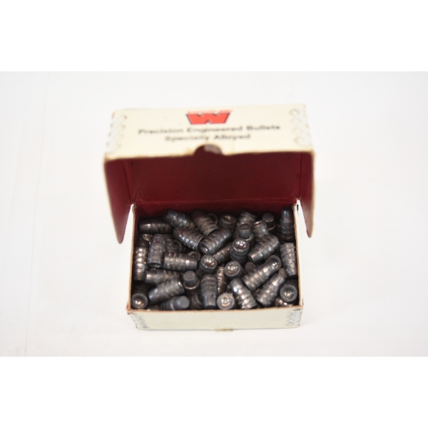 100 Pieces Winchester 357/38 158gr Lead Semi Wad Cutter Bullets