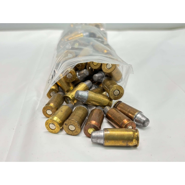110 Rounds 45 ACP Lead 200gr Lead Target Reloaded Ammunition