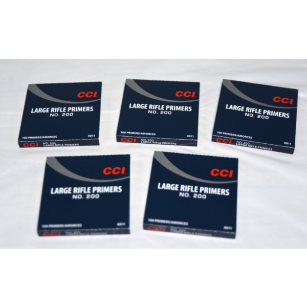 500 Pieces CCI Large Rifle Primers No.200