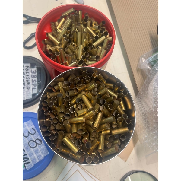 2 Coffee Cans 38 Special Brass