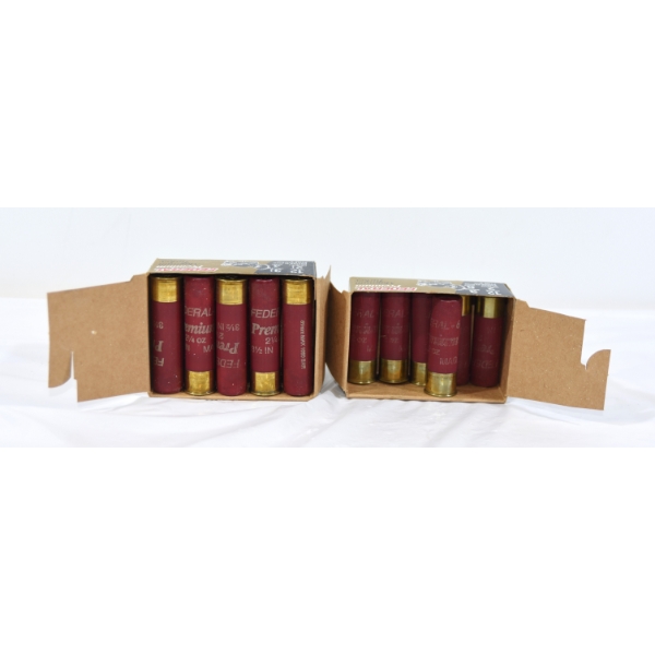 10 Rounds Federal Premium 12 Gauge 3 1/2" #4 Shot Ammunition