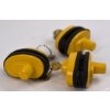 Image 2 : 3 Yellow Gun Trigger Locks With Keys