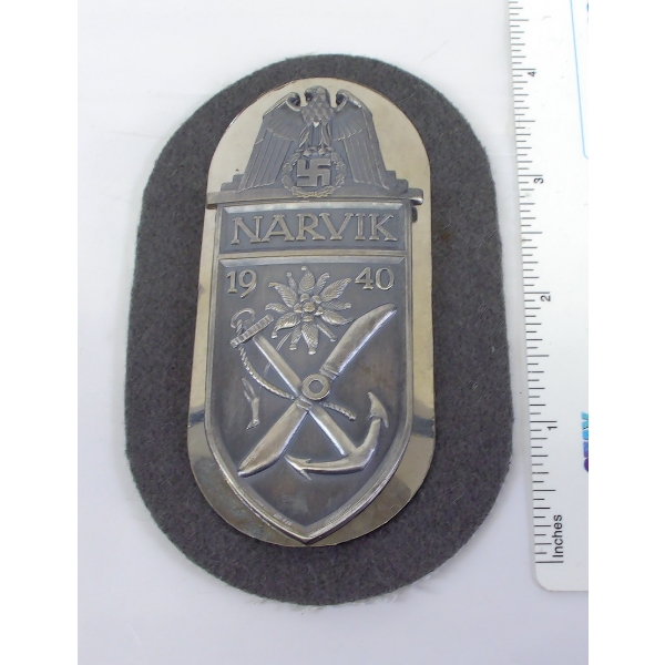 WWII German Luftwaffe Narvik Campaign Shield