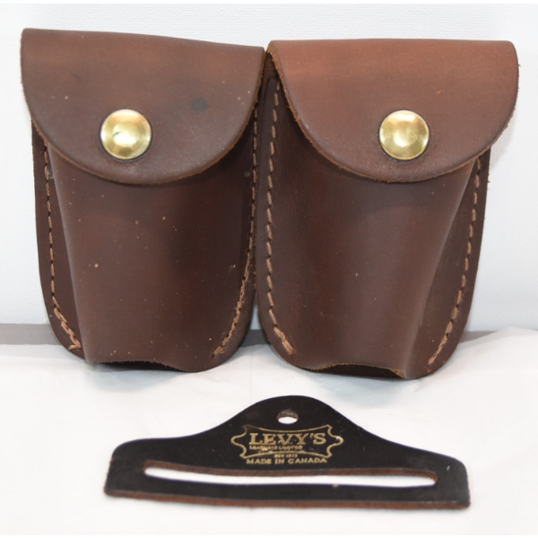 2 Leuys Leather Magazine Belt Pouch 