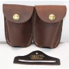 Image 1 : 2 Leuys Leather Magazine Belt Pouch 
