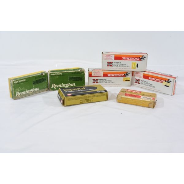 Empty Assorted Ammunition Boxes 